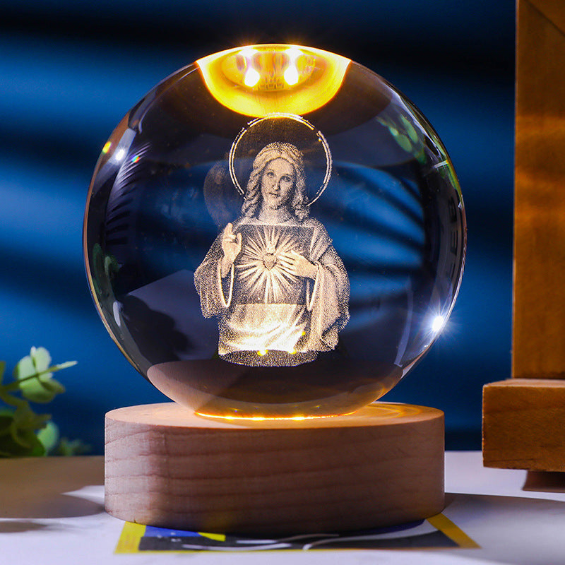 Sternenhimmel 3D-Mikrolandschaftskristallkugel/starry sky 3D micro landscape crystal ball
