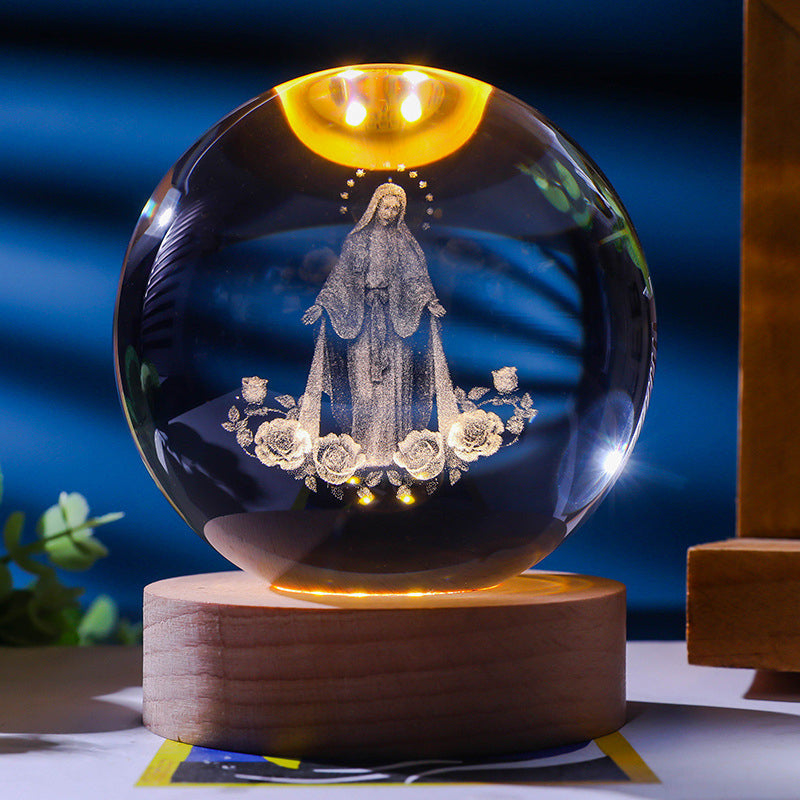 Sternenhimmel 3D-Mikrolandschaftskristallkugel/starry sky 3D micro landscape crystal ball