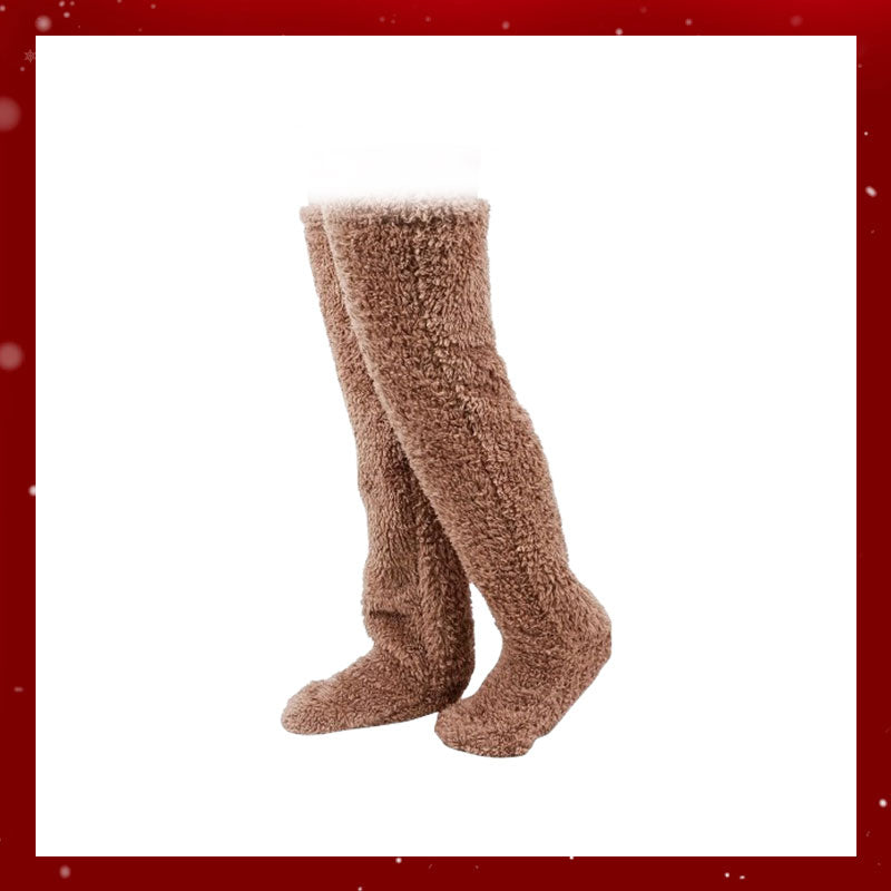 Goose Down Knee Socks For Christmas