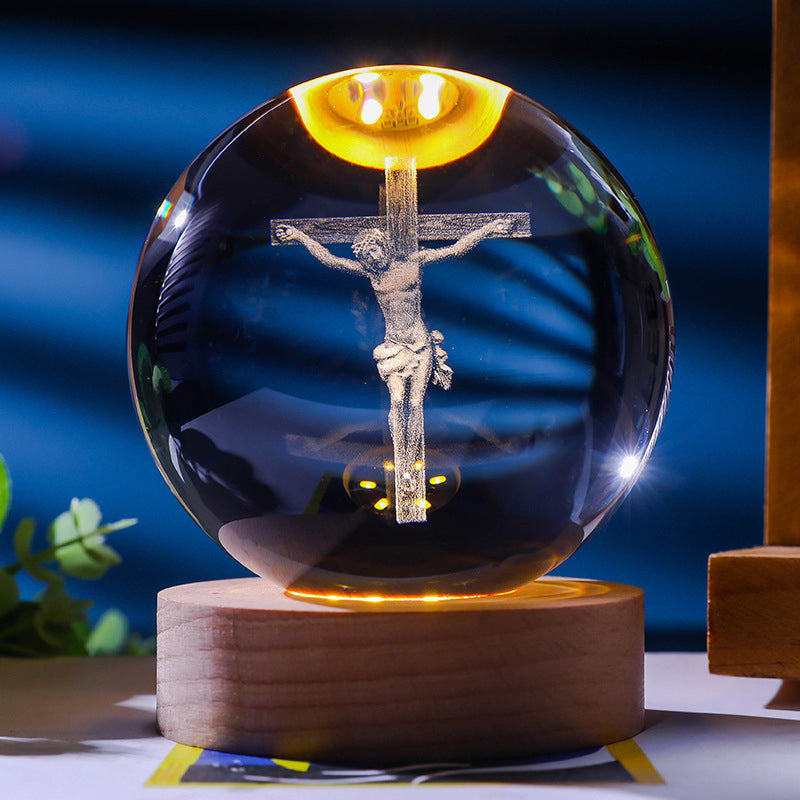 Sternenhimmel 3D-Mikrolandschaftskristallkugel/starry sky 3D micro landscape crystal ball
