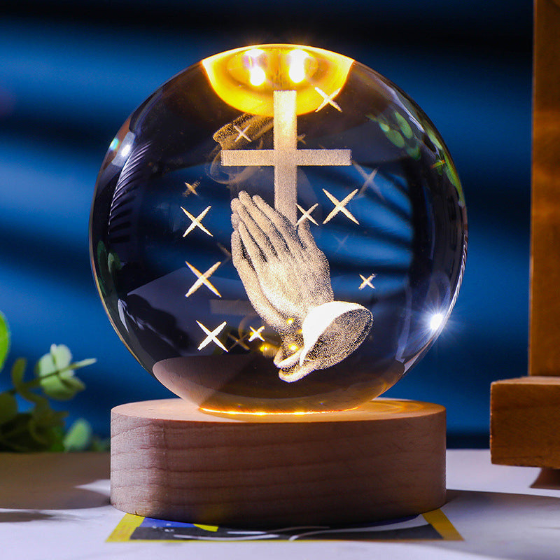 Sternenhimmel 3D-Mikrolandschaftskristallkugel/starry sky 3D micro landscape crystal ball