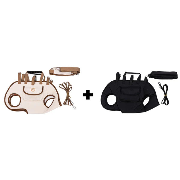 Bärbar, andningsbar bärsele och ryggsäck för husdjur