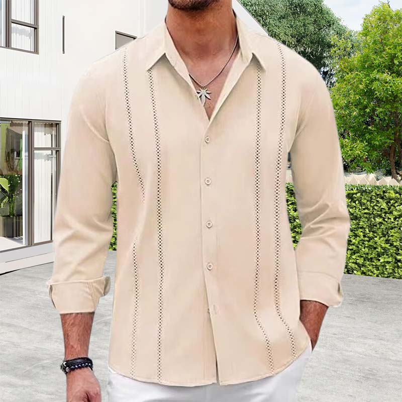 Amerikansk randig retroskjorta för män