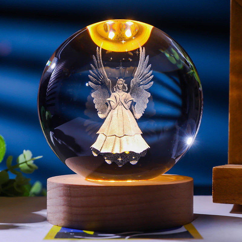 Sternenhimmel 3D-Mikrolandschaftskristallkugel/starry sky 3D micro landscape crystal ball