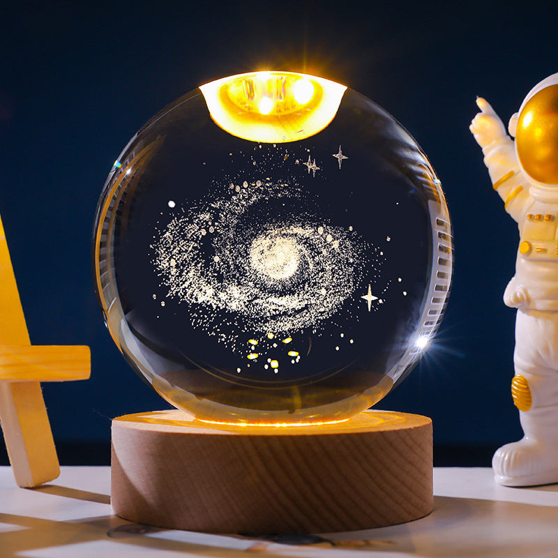 Sternenhimmel 3D-Mikrolandschaftskristallkugel/starry sky 3D micro landscape crystal ball