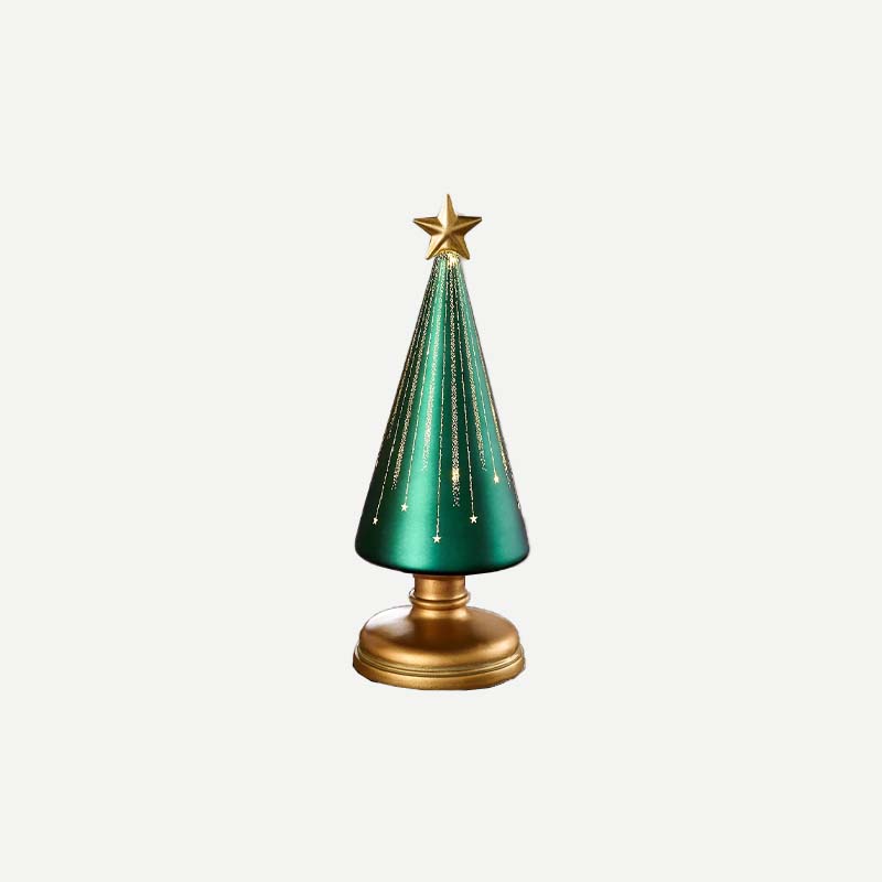 🎄 Juldekoration i harts med juldekoration - Julgran I Stjärnklar Natt