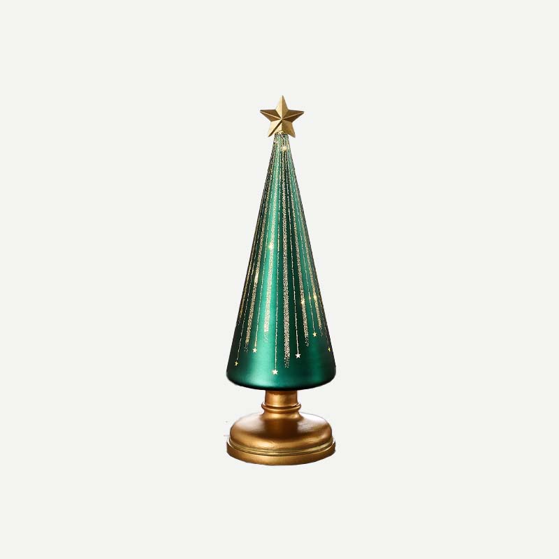 🎄 Juldekoration i harts med juldekoration - Julgran I Stjärnklar Natt