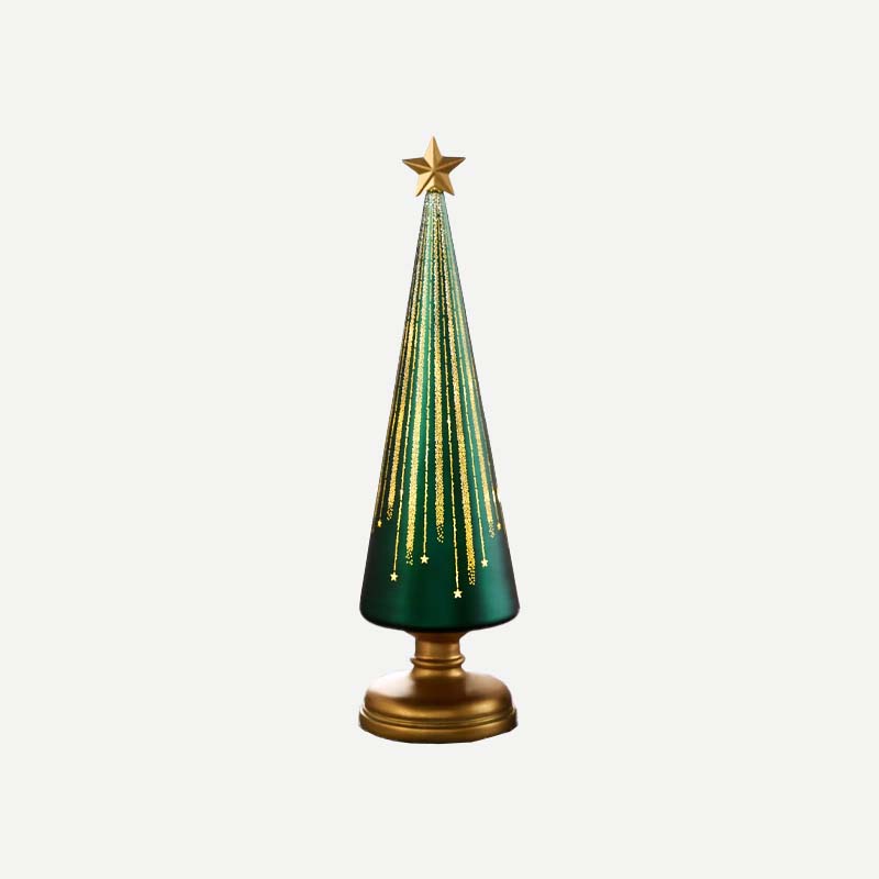 🎄 Juldekoration i harts med juldekoration - Julgran I Stjärnklar Natt