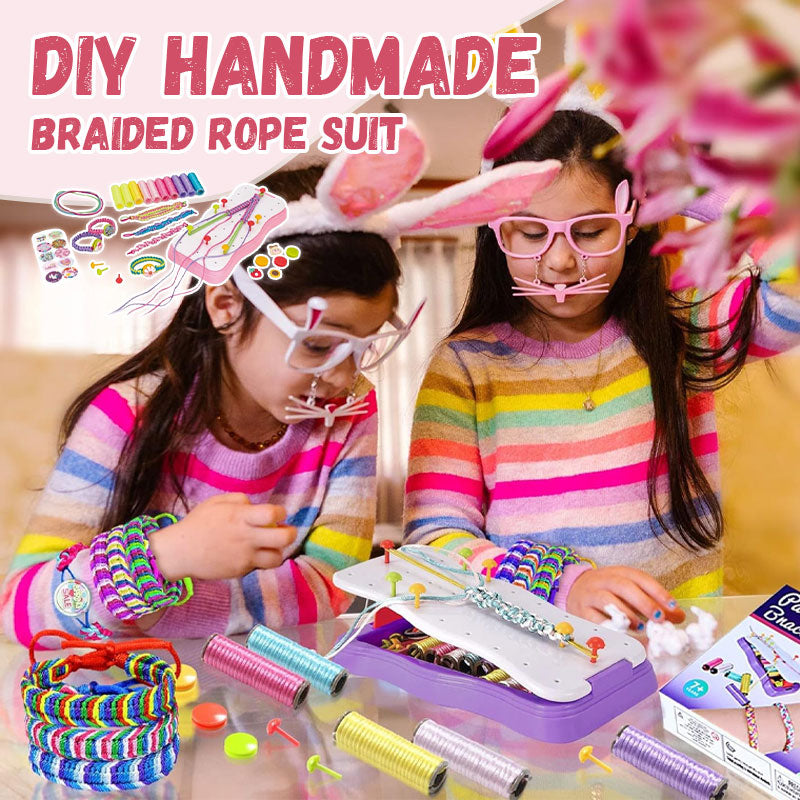 DIY handgjort flätat rep set