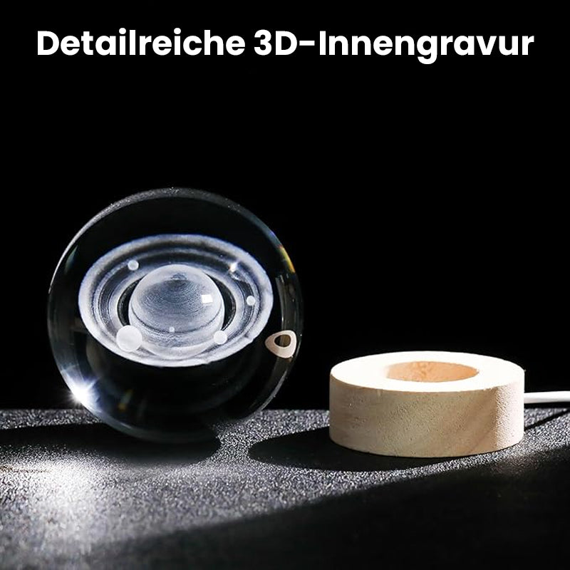 Sternenhimmel 3D-Mikrolandschaftskristallkugel/starry sky 3D micro landscape crystal ball