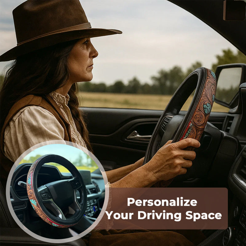 Retro Western Cowboy Bil Universal Rattöverdrag