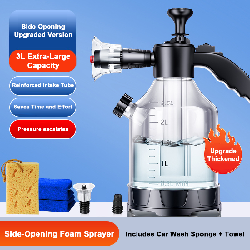 đ 50 % RABATT! Högskummande biltvĂ€ttspray â tjockt skum, bred 60° sprutvinkel och dubbla munstycken för enkel rengöring đ§Œđ