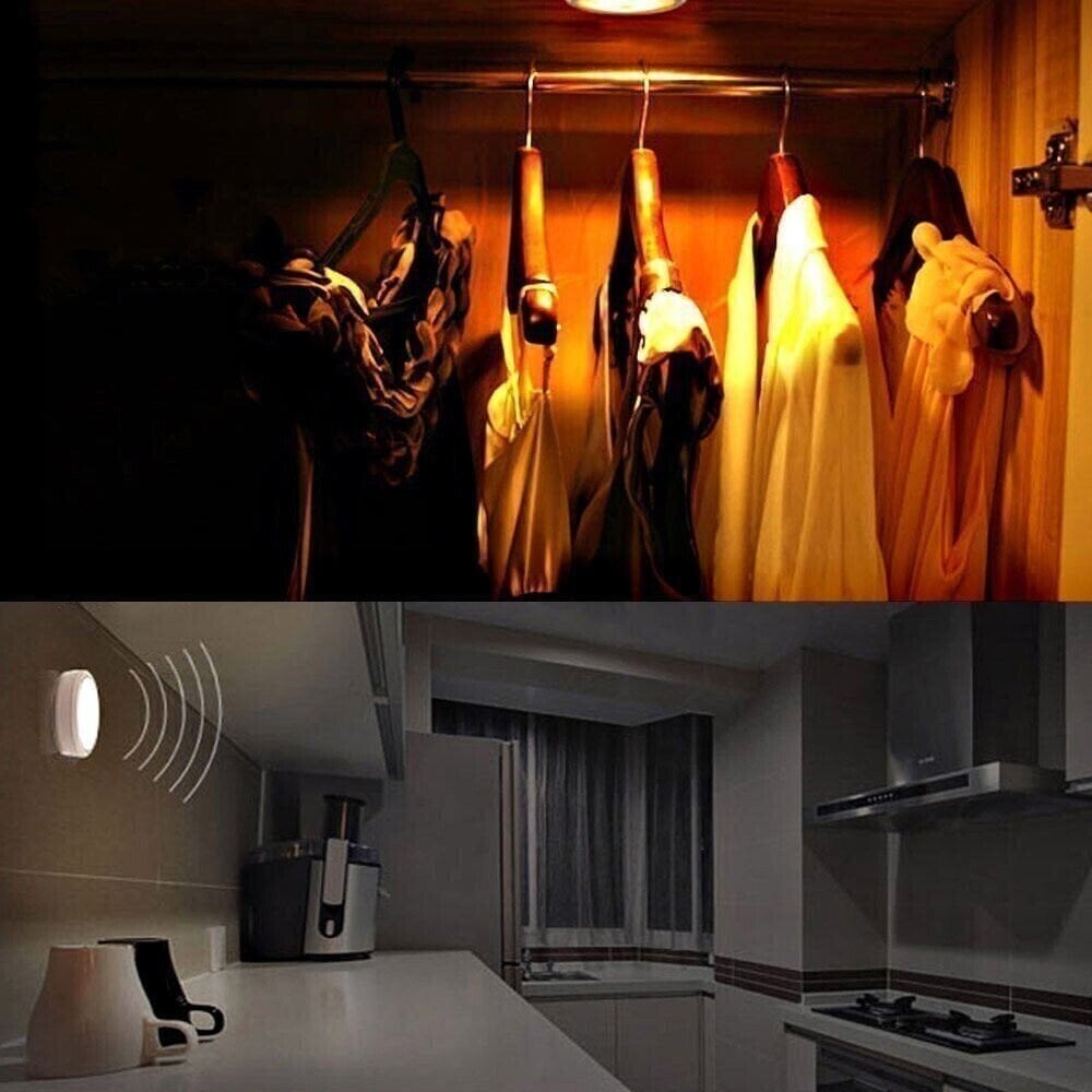 💡 USB-rechargeable LED night light with motion sensor – 5 modes for hallway, stairs and bedroom