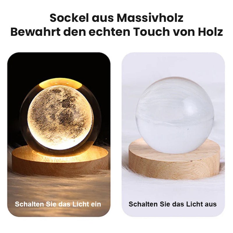 Sternenhimmel 3D-Mikrolandschaftskristallkugel/starry sky 3D micro landscape crystal ball