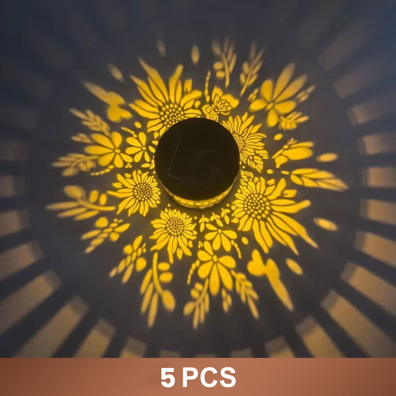 đâš Solcellsdriven mandala-projektorlampa