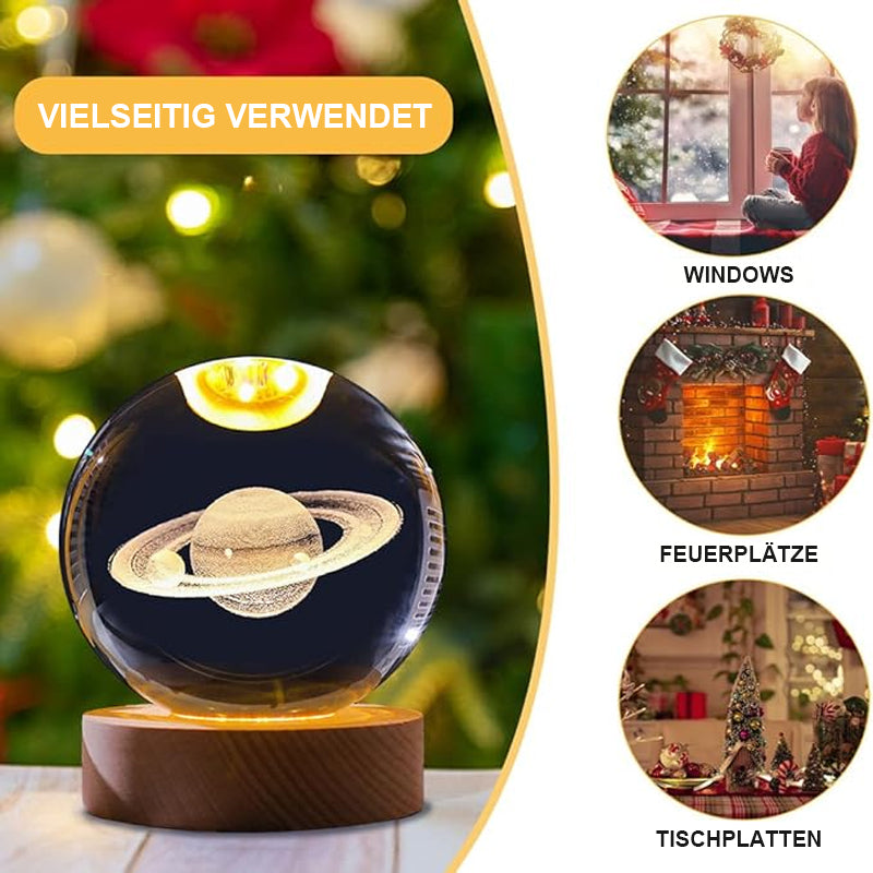 Sternenhimmel 3D-Mikrolandschaftskristallkugel/starry sky 3D micro landscape crystal ball