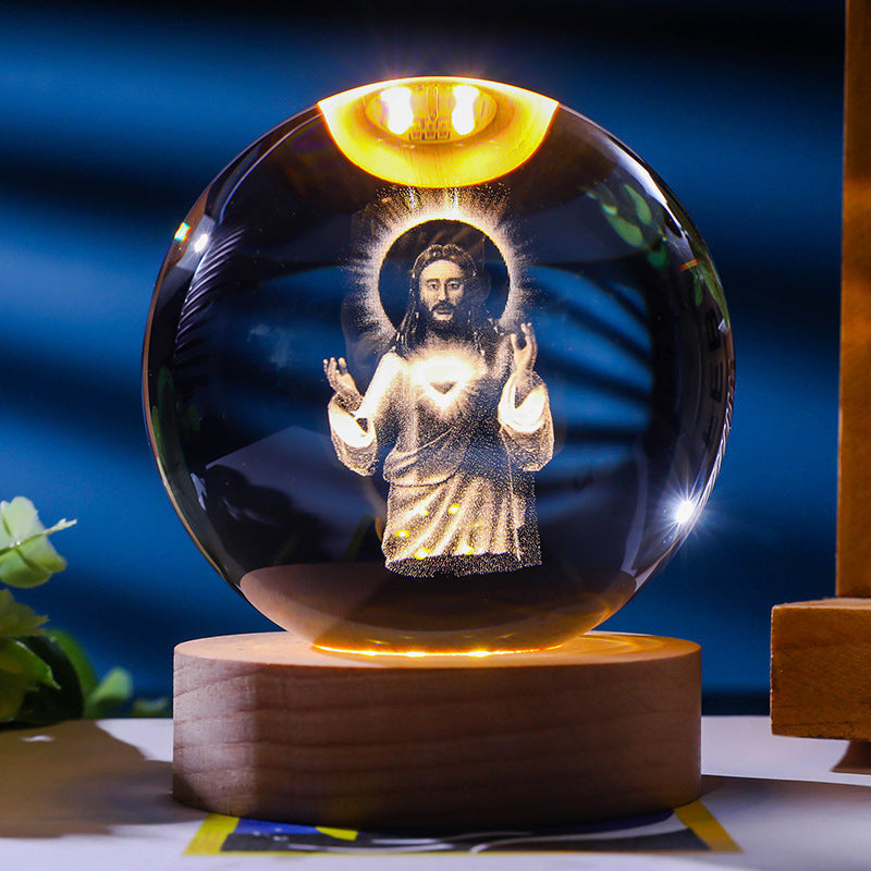 Sternenhimmel 3D-Mikrolandschaftskristallkugel/starry sky 3D micro landscape crystal ball