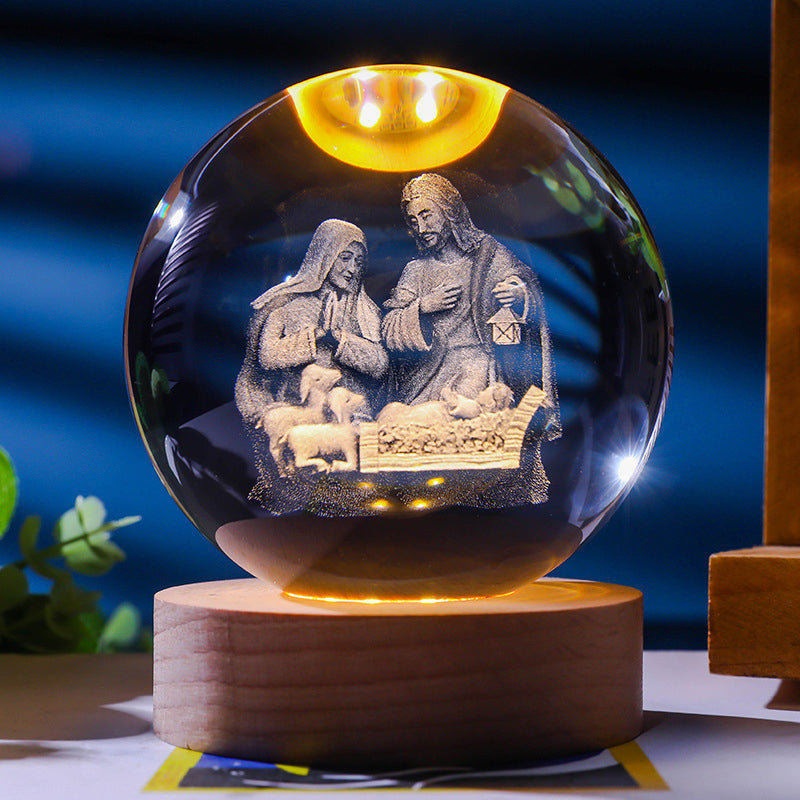 Sternenhimmel 3D-Mikrolandschaftskristallkugel/starry sky 3D micro landscape crystal ball
