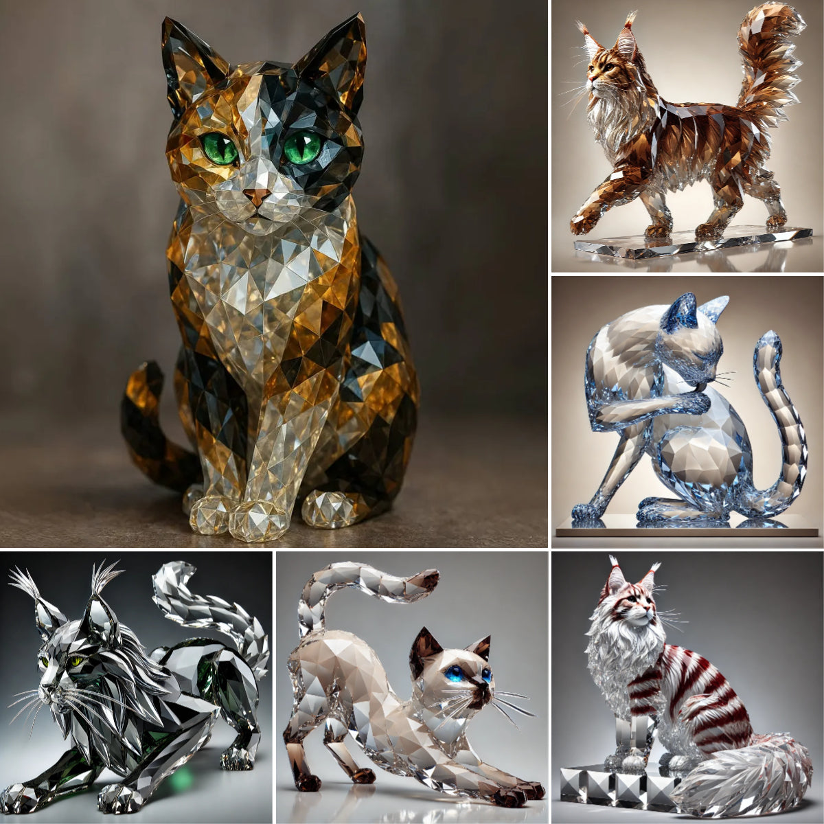 đČJulklapp -- Kristallkatter Adventskalender 2025/Crystal Cat Advent Festival Blind Box