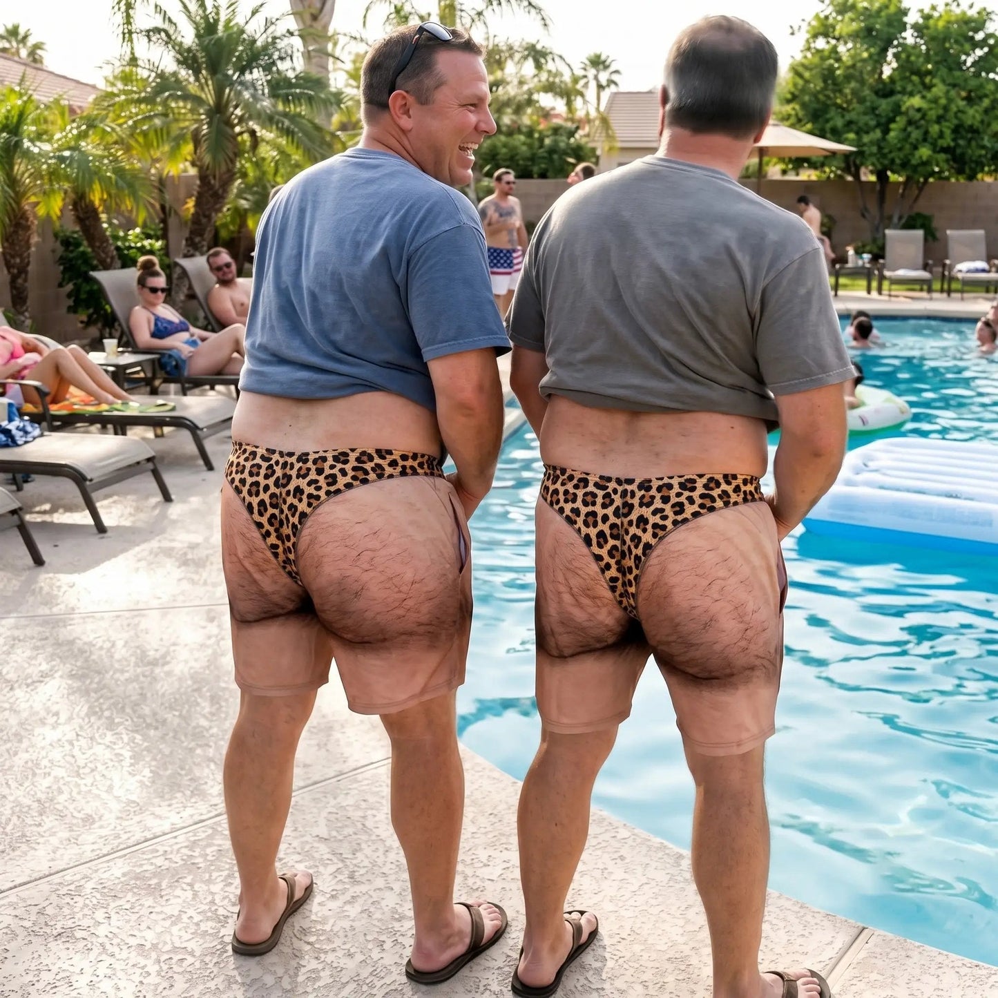 Badbyxorna ”Cheeky Commando” – garanterat att få folk att vända sig om och titta en extra gång!
