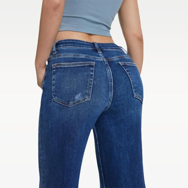 Mellanlåg midja Baggy Jeans