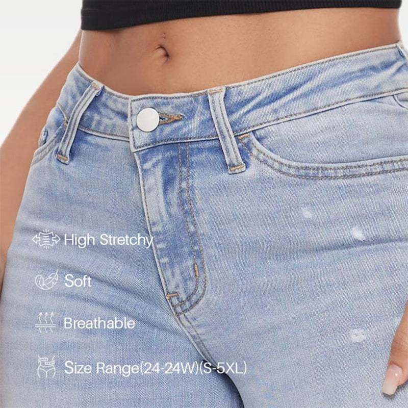 Mellanlåg midja Baggy Jeans