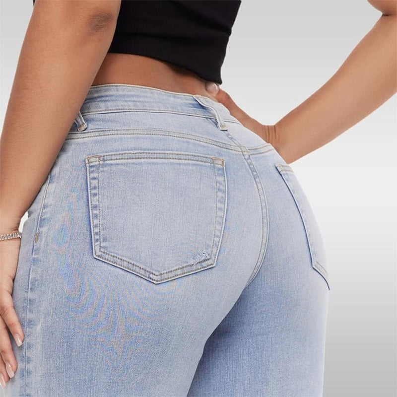 Mellanlåg midja Baggy Jeans