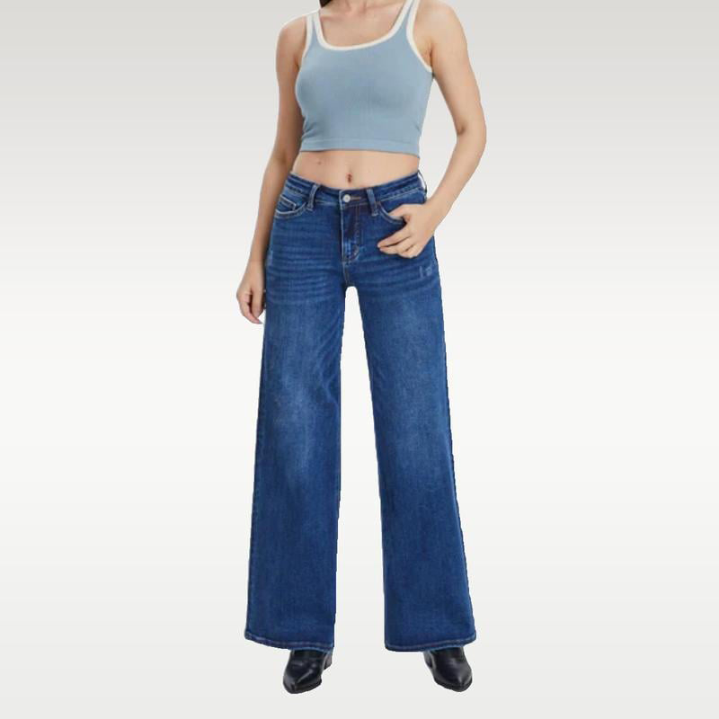 Mellanlåg midja Baggy Jeans