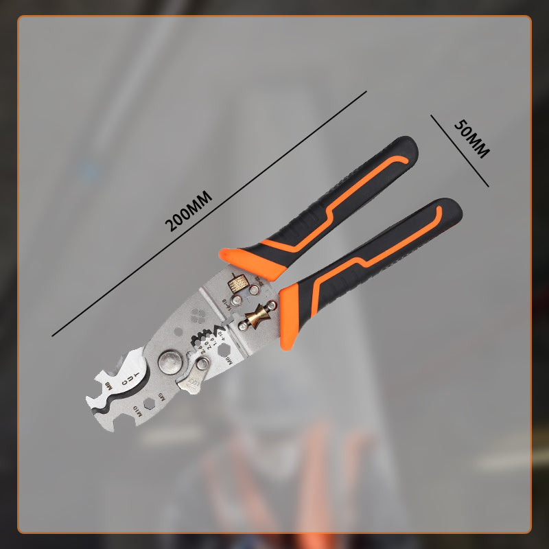 Multifunktionell Kabelskalare Och Crimpverktyg