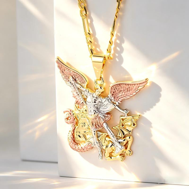 đąđą50 % RABATT !! â°Halsband med trefĂ€rgat Ă€ngelskydds-hĂ€ngeđȘœđż