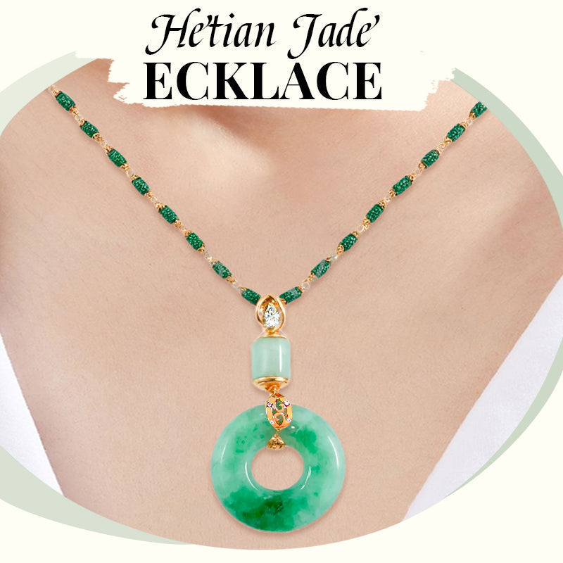 Hänge i rund form med jade-look – tidlöst symbol för harmoni och balans 💚🌿