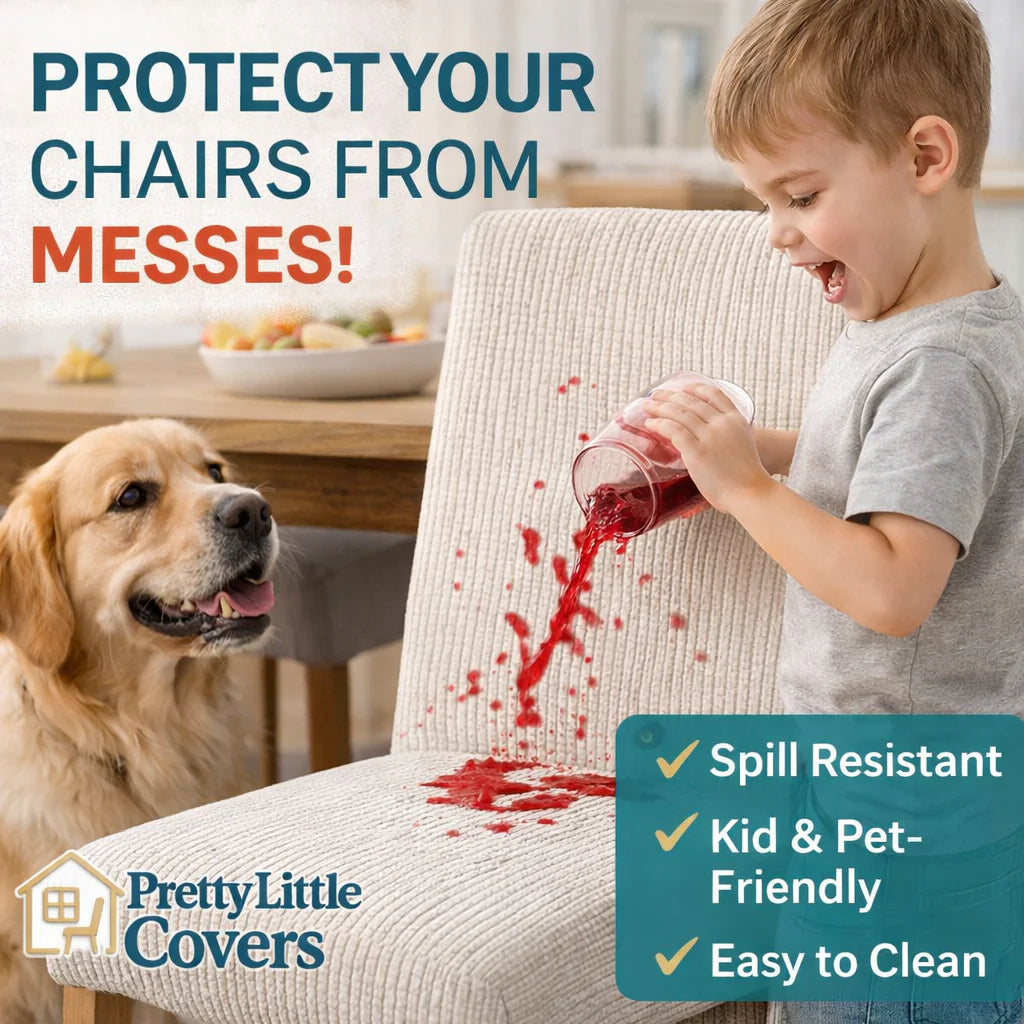 🪑Chair covers – give an old chair a fresh new look instantly!
