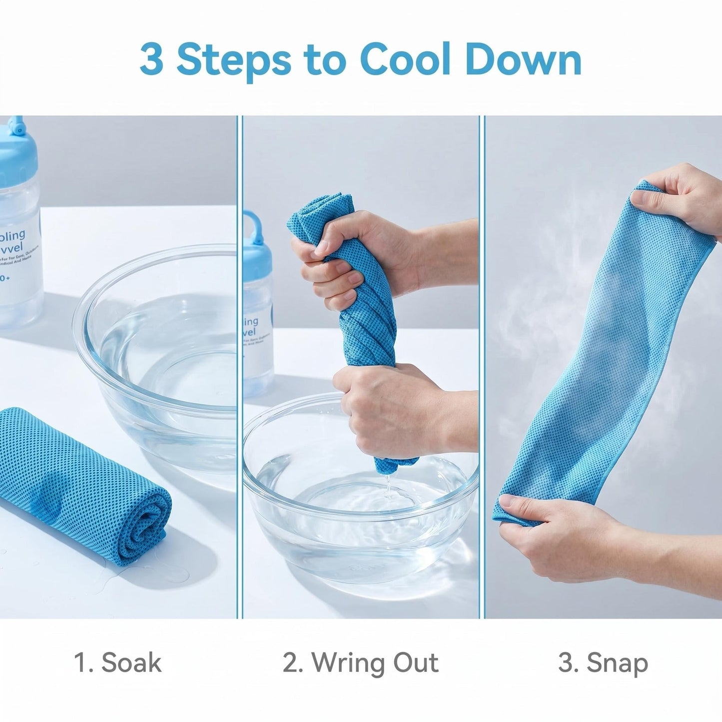 ⏰Sista dagen – köp 1, få 1 gratis❄💦Handduk för kallsvett som du kan använda var som helst, när som helst! Återanvändbar, mjuk, absorberande, svalkande och bärbar – klar för leverans till Storbritannien! 🇬🇧