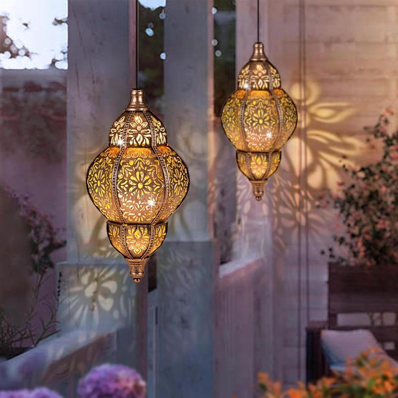 🌙Barockstil Hantverksmässig Utomhuslampa I Smidesjärn - Ipx44 Vattentät✨🎉