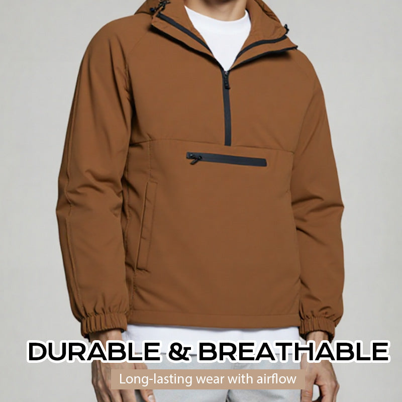 Vattentät Och Vindtät Friluftsjacka För Män