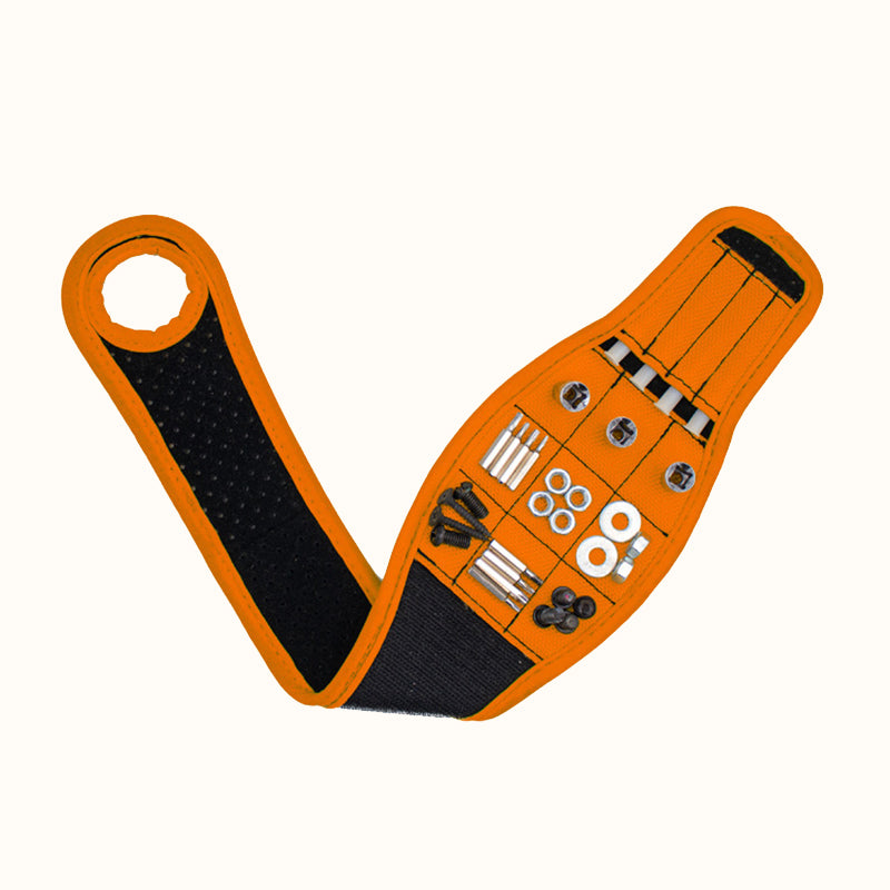 Magnetic Wristband Tool Holder for Screws, Nails & Small Parts
