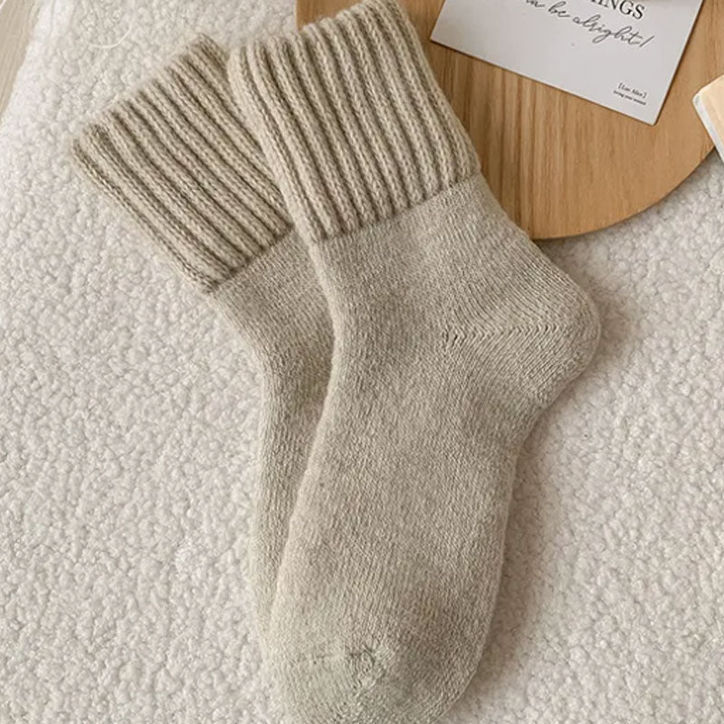 🧦 5 par Värmande Ullstrumpor i Mellanhöjd