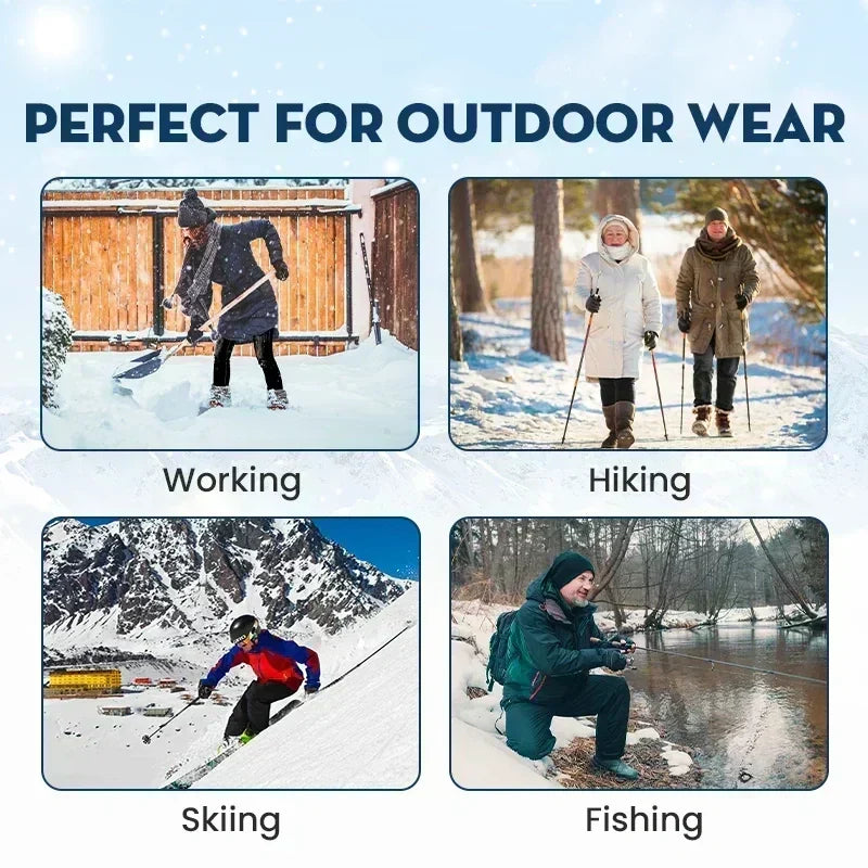 ⏳LAST DAY 50% OFF!! ✨Unisex Super Soft & Warm Fleece-Lined Waterproof Trousers
