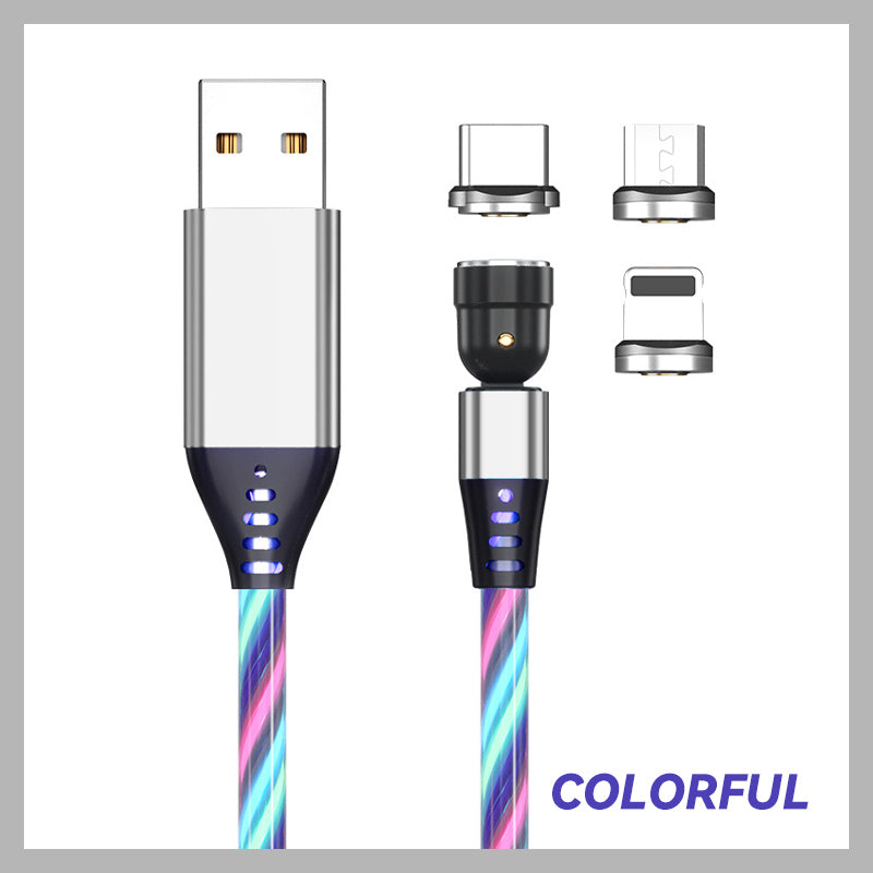 3-in-1 rotierendes magnetisches Streamer-Datenkabel