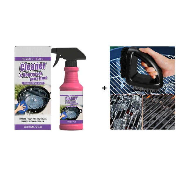 🌿Snabbverkande, kraftfull avfettningsspray för grillar