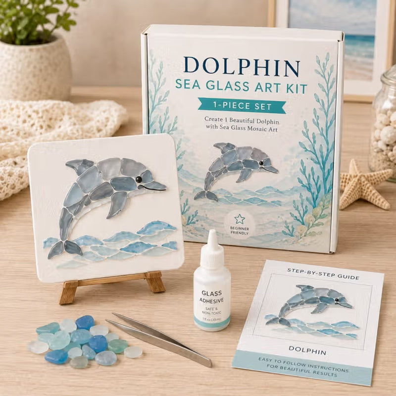 Sea Glass Art Kit – Create Stunning Mosaic Masterpiece