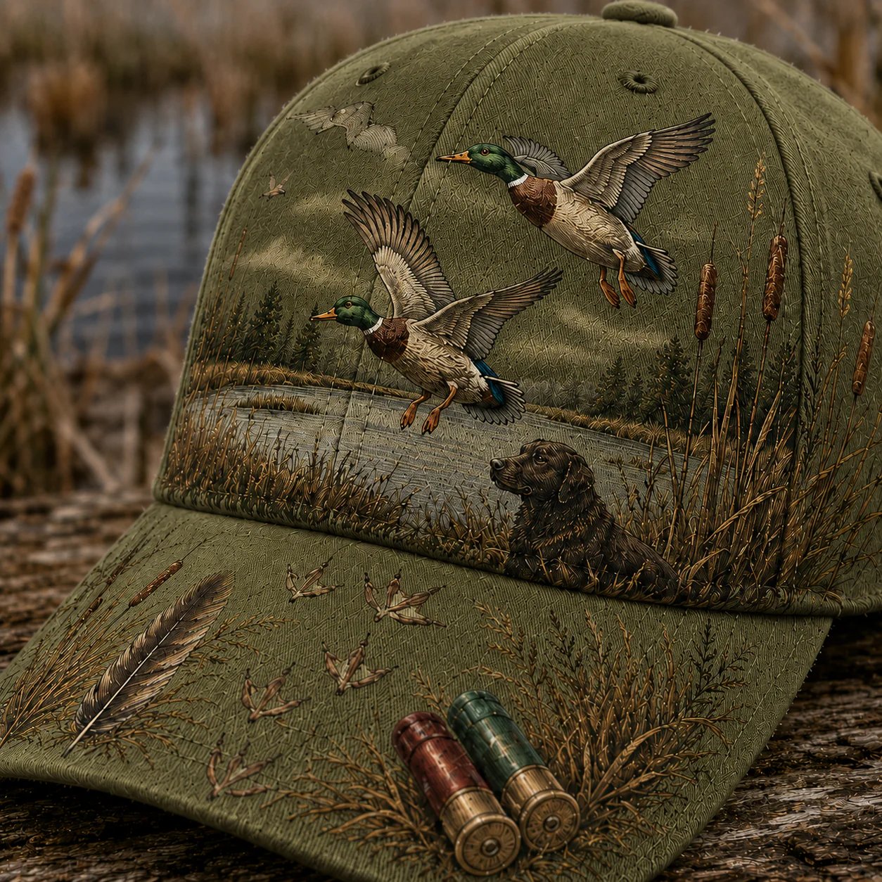 💥SPECIALERBJUDANDE 50 % RABATT –🦆 WILD & READY-MÖSSA FÖR ANKJAKT – 100 % BOMULL