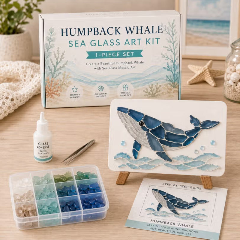 Sea Glass Art Kit – Create Stunning Mosaic Masterpiece