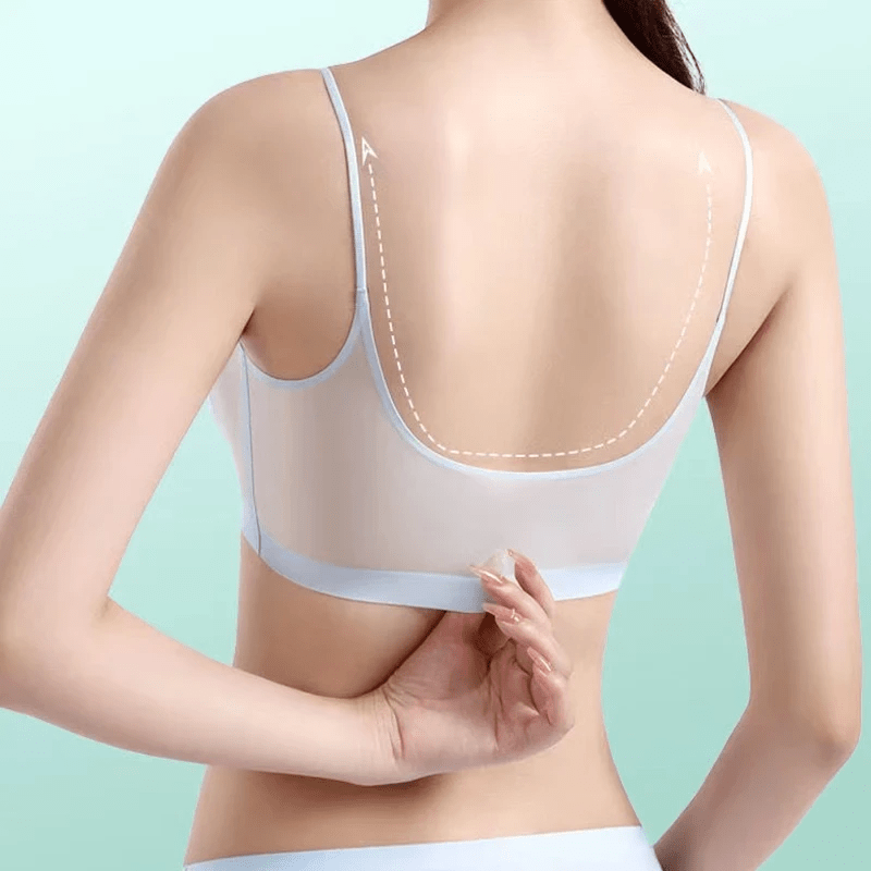 🔥köp 1 få 1 gratis--Sommar sömlös Ultra -Thin Plus Size Ice Silk Comfort Bra