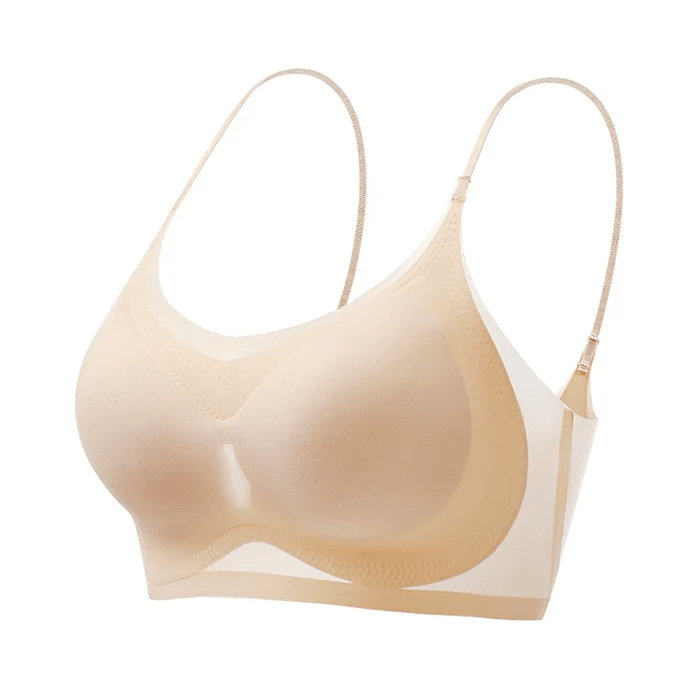 🔥köp 1 få 1 gratis--Sommar sömlös Ultra -Thin Plus Size Ice Silk Comfort Bra