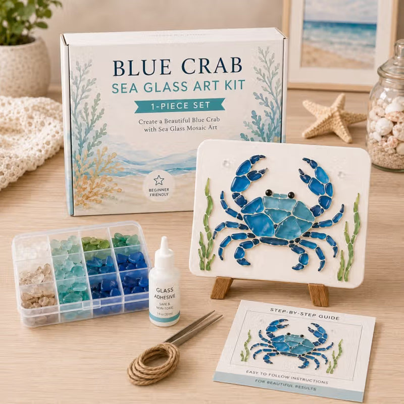 Sea Glass Art Kit – Create Stunning Mosaic Masterpiece