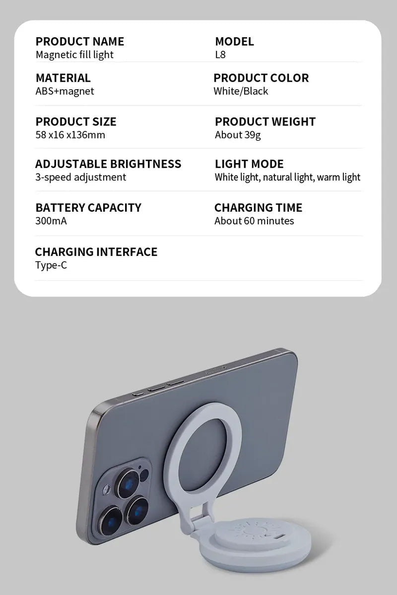 Magnetisches Handy-Fülllicht