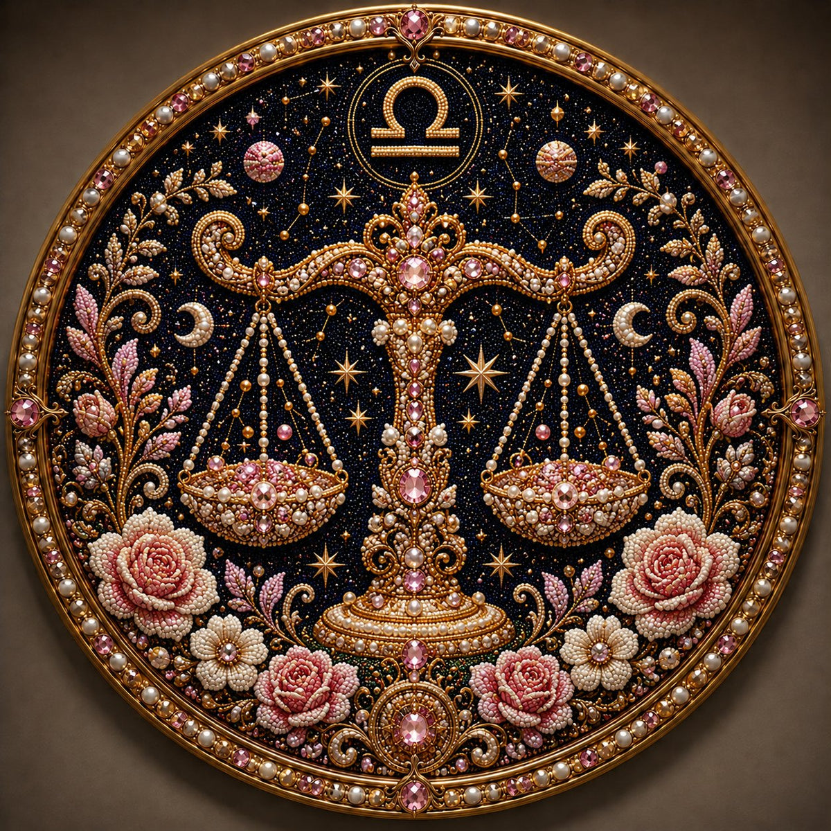 🔥 12 Zodiac Signs Pearl Art Kit ♈🌙