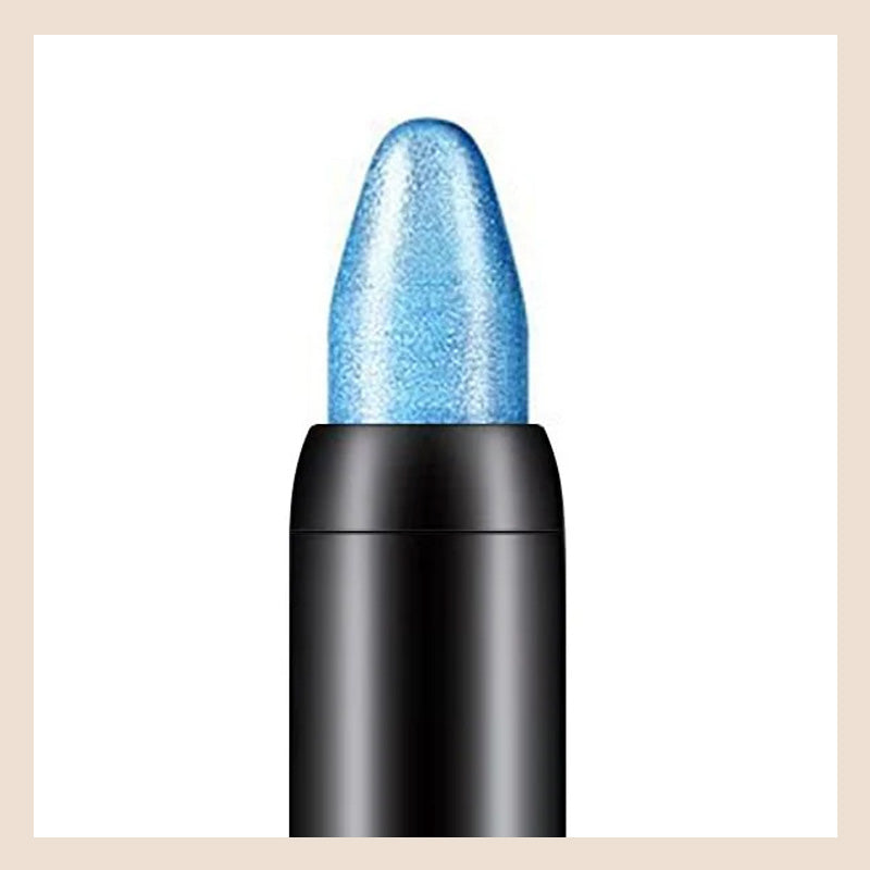15 Farben Fluoreszierender Lidschattenstift Wasserfester Glitter Eyeshadow Eyeliner