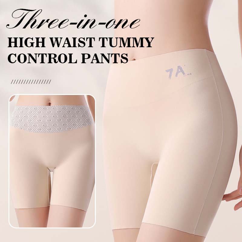 Tre-I-Ett-Byxor Med Hög Midja Och Magkontroll/Three-in-one High Waist Tummy Control Pants